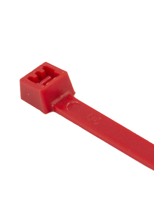 AFX-08-40-2-C 8" 40LB RED CABLE TIES